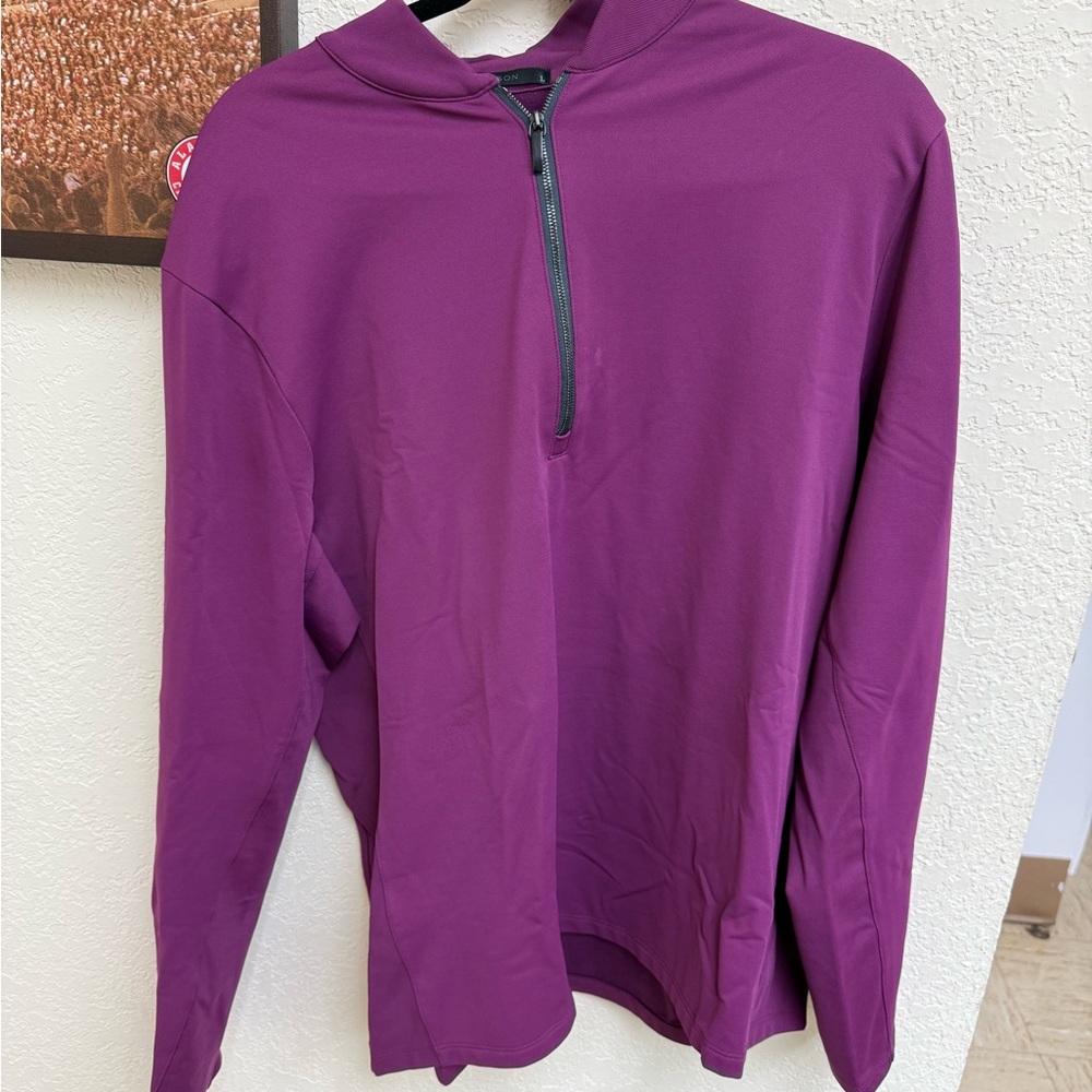 Greyson Purple Quarter-Zip Pullover